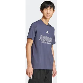 adidas HOUSE OF TIRO LINEAR GRAPHIC blau L