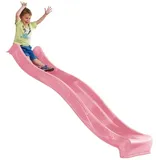 4iQ Slide Wellenrutsche Rutsche 150 Pastellrosa aus HDPE für Kinderspielplatz