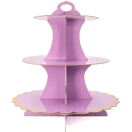 Intirilife Etagere aus Karton in Lila - Gr.: onesize