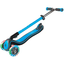 GLOBBER Elite Deluxe mit Leuchtrollen sky blue