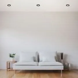 Briloner LED Einbauleuchten Thin 3er-Set Warmweiß 11,5 x 3 cm Schwarz-Matt