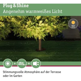 Paulmann Plug & Shine LED-Bodeneinbaustrahler rund IP67 Warmweiß