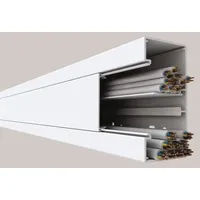 GGK 12803 Brüstungskanal BR 60x110/80-9010, PVC, Unter-/Oberteil, 80 mm