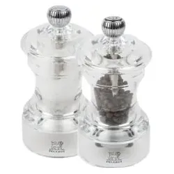 Peugeot Pfeffer- und Salzmühle BISTRO Duo, acryl 2/41687 , 1 Set = 1x Pfeffermühle und 1x Salzmühle