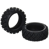 TAMIYA 300050476-1:10 Reifen Rally Block, 2, Schwarz