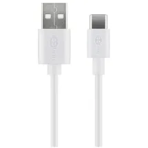 goobay USB-C auf USB-A 3 m Weiß