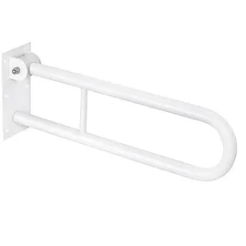 Brillantbad BELP Wandstützgriff U-Form Eisen Weiß 100x250x616 mm 120 kg Traglast