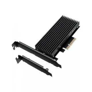 GRAUGEAR M.2 NVMe SSD M-Key, großer Aluminium-Kühlkörper, Unterstützt 2280/2260/2242/2230, High & Low-Profile Slotblech