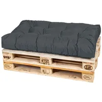 TexDeko Palettenkissen 120 x 80 x 18 cm anthrazit 1 St.
