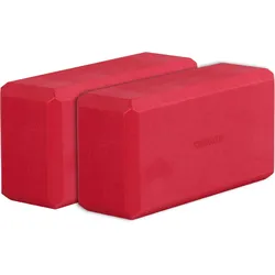 Yogablock Basic Art Set Basic (2 Stück) Yoga Rot Stabil YOGISTAR rot No Size