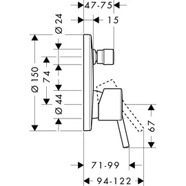 Hansgrohe Talis S Thermostatregler (32475000)