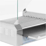 Royal Catering Hot Dog Grill - 11 Rollen - Edelstahl