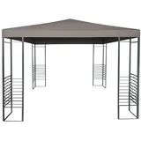 TrendLine Ersatzdach zu Pavillon Rio Polyester 3 x 3 m Taupe Sonnenschutz