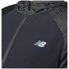 New Balance Heat Grid Zip-Hoodie Herren Schwarz S