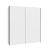 Forte Schwebetürenschrank 170,3 x 190,5 x 61,2 cm Weiß