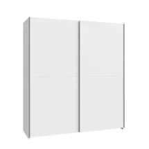 Forte Schwebetürenschrank 170,3 x 190,5 x 61,2 cm Weiß