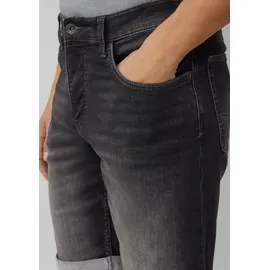 QS Jeans-Shorts John / Regular Fit / Mid Rise / Komfort-Stretch - grau - 33