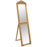 vidaXL Standspiegel 45 x 180 cm Gold