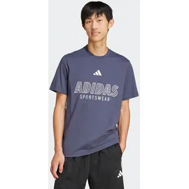 adidas HOUSE OF TIRO LINEAR GRAPHIC blau L