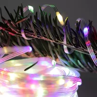 FHS International FHS LED-Lichterkette 100 LED multicolor 8F. Timer