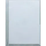 FolderSys Prospekthüllen A4 PP Euro-Lochung mit Indexstreifen VE=100 Stück transparent/weiß