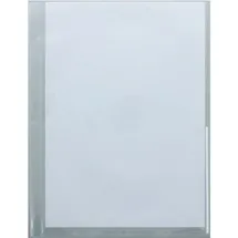 FolderSys Prospekthüllen A4 PP Euro-Lochung mit Indexstreifen VE=100 Stück transparent/weiß