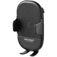VOLTCRAFT VC-Qi-WCM15 Lüftungsgitter Handy-Kfz-Halterung mit Induktionsladefunktion 55 - 89