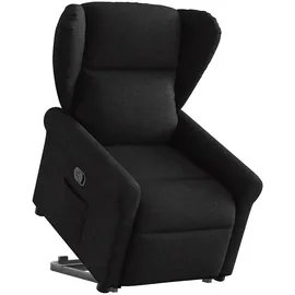 vidaXL Relaxsessel mit Aufstehhilfe Polyester 87 x 100,5 x 87 cm Schwarz
