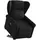 vidaXL Relaxsessel mit Aufstehhilfe Polyester 87 x 100,5 x 87 cm Schwarz