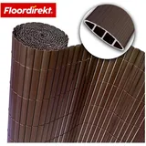 Floordirekt PVC Sichtschutzzaun 150 x 300 cm Braun