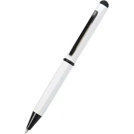 Online Schreibgeräte ONLINE® Kugelschreiber Hexagon Stylus weiß, Schreibfarbe: blau, 1 St.