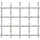 vidaXL Wellengitter 50 x 50 cm Edelstahl
