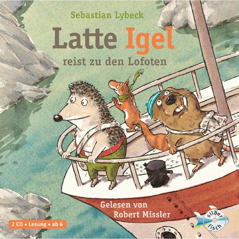 Latte Igel 2: Latte Igel Reist Zu Den Lofoten,2 Audio-Cd - Sebastian Lybeck (Hörbuch)
