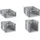 Allit Aufbewahrungsbox ProfiPlus EuroStore L422, grau