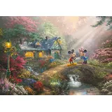 Schmidt Spiele Schmidt 59928 - Thomas Kinkade Studios: Disney, Mickey Minnie, 500 Teile