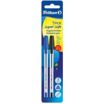 Pelikan Stick K86s super soft, Schwarz & Blau,