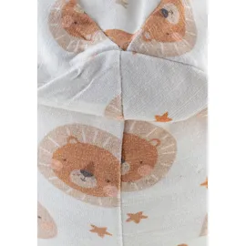 Sterntaler Beanie Tiergesicht in lichtgrau | Gr.: 49 cm