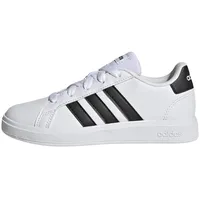 adidas Grand Court Lifestyle Tennis Lace-Up Shoes Tennisschuhe, Cloud White/Core Black/Core Black, 38 EU