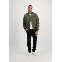 Alpha Industries Alpha College FN Jacke, grün, Größe S für Männer