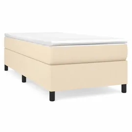 vidaXL Boxspringbett 90 x 190 cm Creme