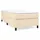 vidaXL Boxspringbett 90 x 190 cm Creme