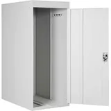 HHG - Fahrradgarage 789, Fahrradbox Gerätehaus Fahrradunterstand, erweiterbar abschließbar Metall hellgrau