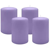 Kopschitz Kerzen Stumpenkerze 4 St. Lavendel Ø 100 x 150 mm