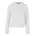 Feather Mock Neck Pullover White XL