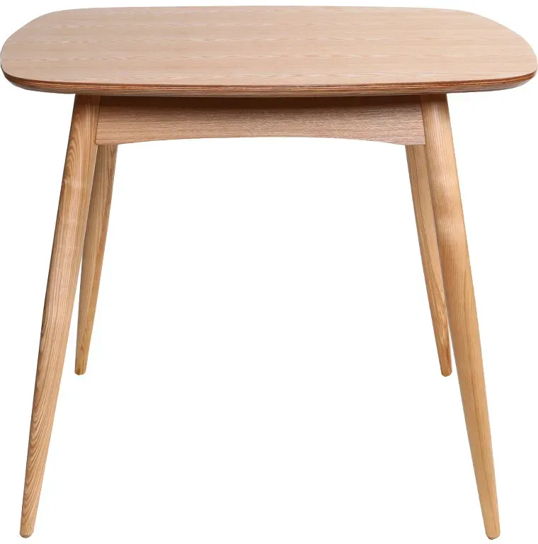 Table à manger scandinave carrée frêne naturel L90 cm BALTIK