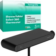 Hansgrohe ShowerTablet Select Aufputz-Duscharmatur mit Thermostat Mattschwarz 13158670