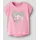 NAME IT T-Shirt NAME IT "NMFVOTIA 2P CAPSL TOP", Mädchen, Gr. 92, rosa (hellweiß pack:pink drink), Jersey, Obermaterial: 100% Baumwolle, loose fit normal, Rundhals, Shirts T-Shirt, Baumwolle, loose fit