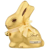 Lindt Goldhase weiß aus feiner weißer Schokolade Hohlfigur 100g