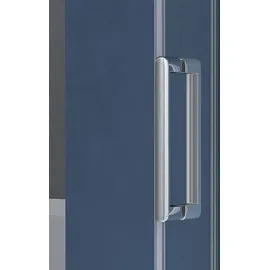 SoGood doporro U-Form Duschkabine 90x120x195cm Duschabtrennung mit Schiebetür ESG-Sicherheitsglas Klarglas 4-Punktbefestigung inkl. beidseitiger