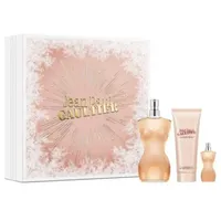 Jean Paul Gaultier Classique Eau de Toilette 100 ml + Eau de Toilette 6 ml + Body Lotion 75 ml Geschenkset 2023